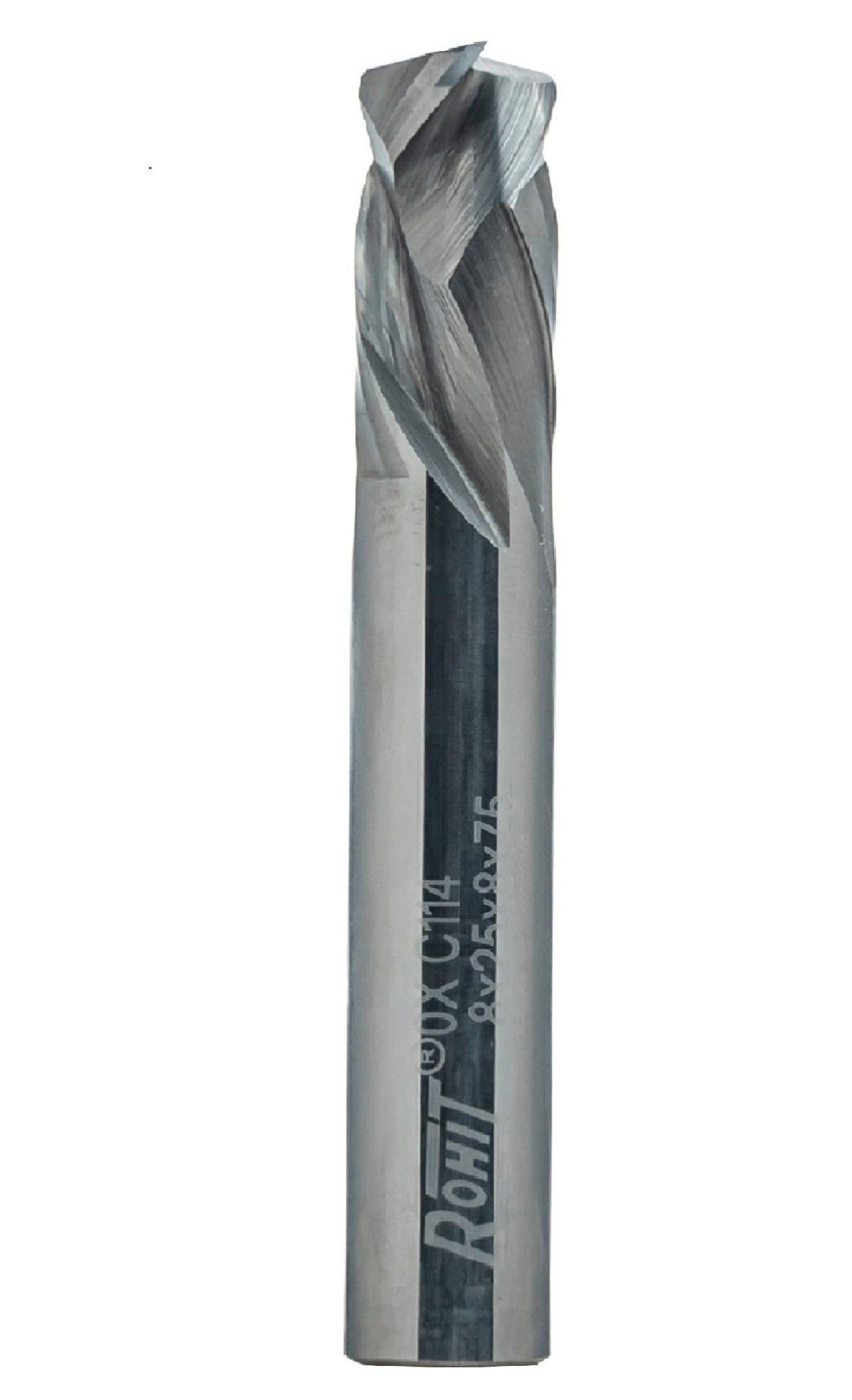 Rohit C-114 2 Flute Solid Carbide Compression or Up and Down Cut Router Bit Cut Diameter 3/16" for Wood, MDF, Laminates ETC (3/16")