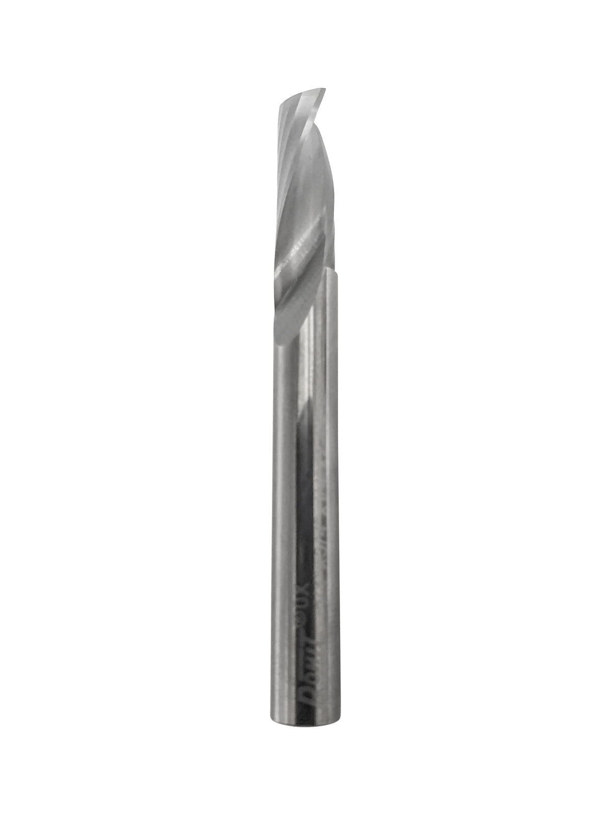 Rohit O Flute Up Cut 3/16 inch Solid Carbide End Mill Single Flute Spiral CNC Router Bit 1/4 inch Shank for Aluminum and Acrylic Cutting