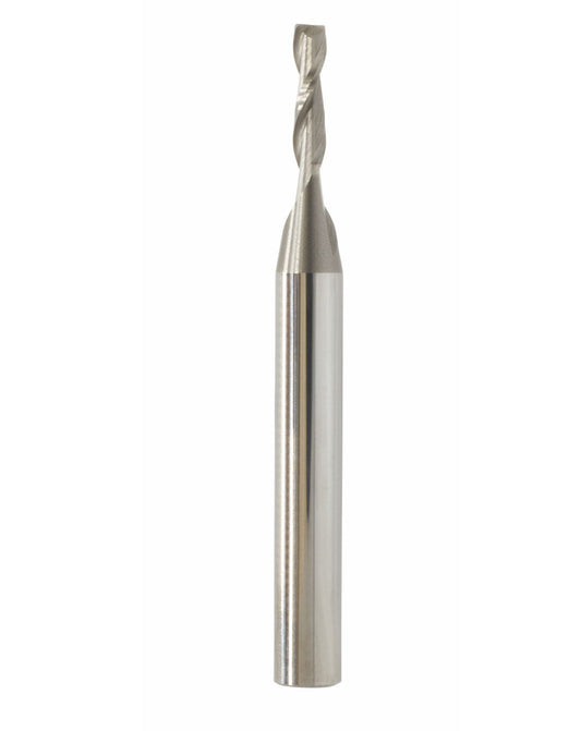 Rohit Solide carbide C-103 Up Cut  2 Flute Spiral Router Bits Flute Diameter 1/8" x Shank Diameter 1/4" X Total Length 2" Uncoated for Wood, Plastics, MDF