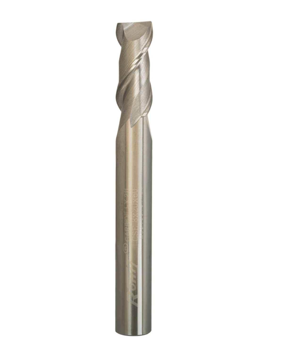 Rohit  solid carbide C-103 Up cut Spieal 2 Flute  3/16" cutter  DIA  and 3/16"  Shank diameter Solid Carbide Micro Grain total length 2" Uncloated