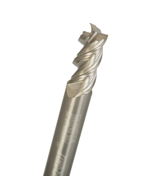 Rohit Solid Carbide 213-3-Flute High Helix 1/4" Inches cutting Diameter End Mills for Aluminum, Brass and Alloy