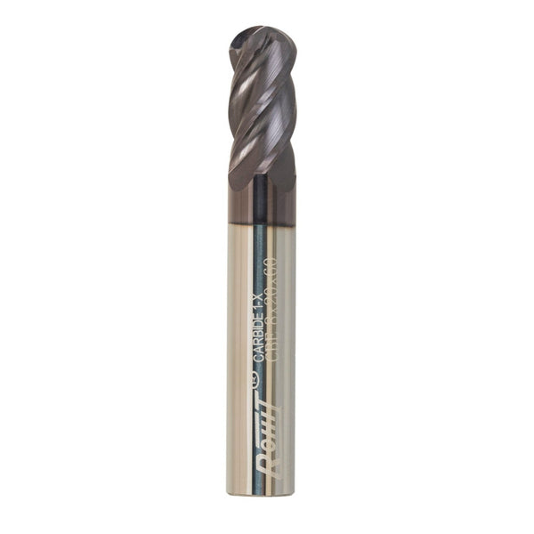 Ball Nose solid carbide End Mills 1/4" Cut Diameter   and 2"OAL